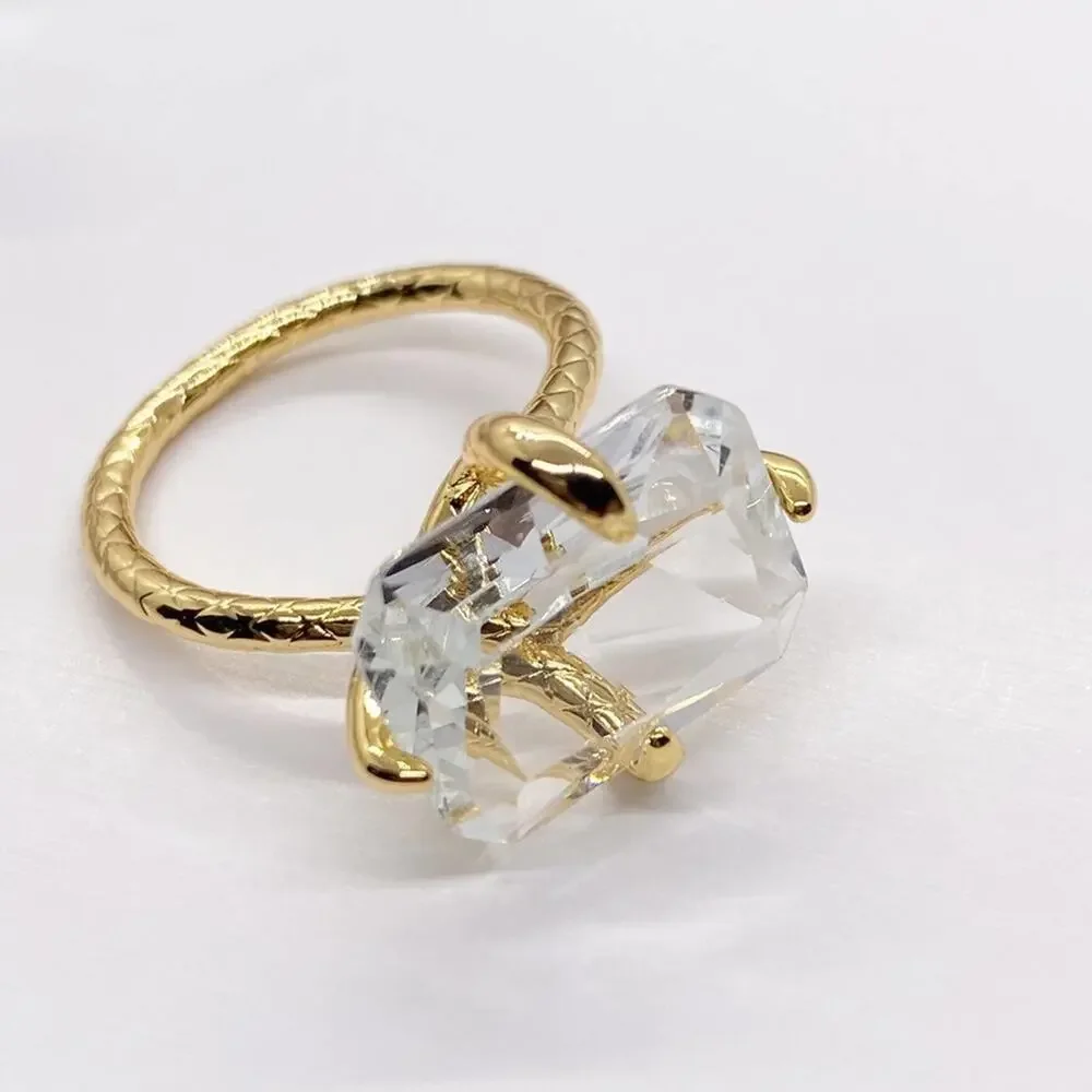 NEW From Fire Gemstone Statement Ring - Picture 2 of 16